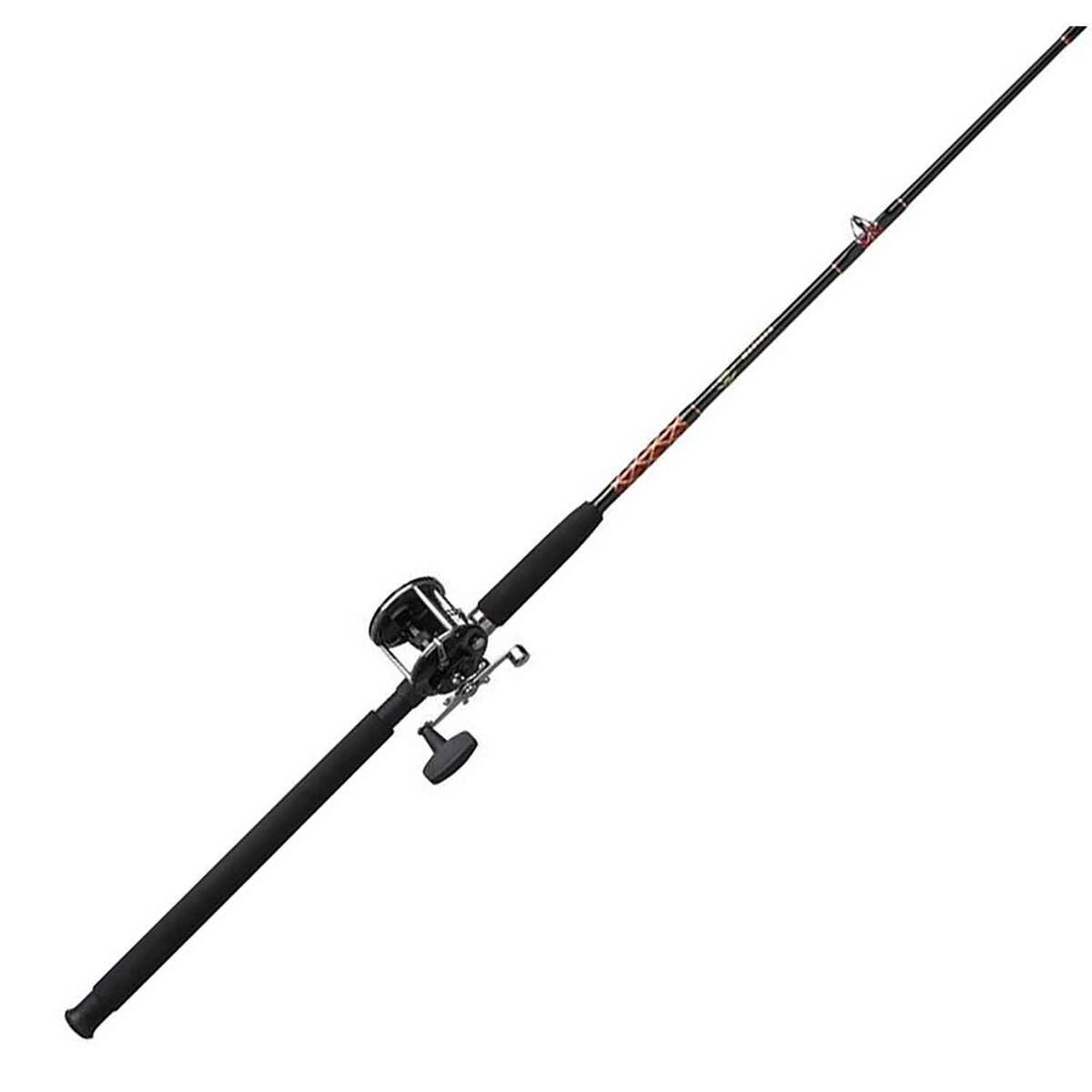 Spinning Fishing Rod Penn 6000 Combo Penn Level Wind Boat/Pier Combo, Machined Anodized Aluminum, 6'6" Spinning Fishing Rod Penn 6000 Combo Penn Level Wind Boat/Pier Combo, Machined Anodized Aluminum, 6'6"