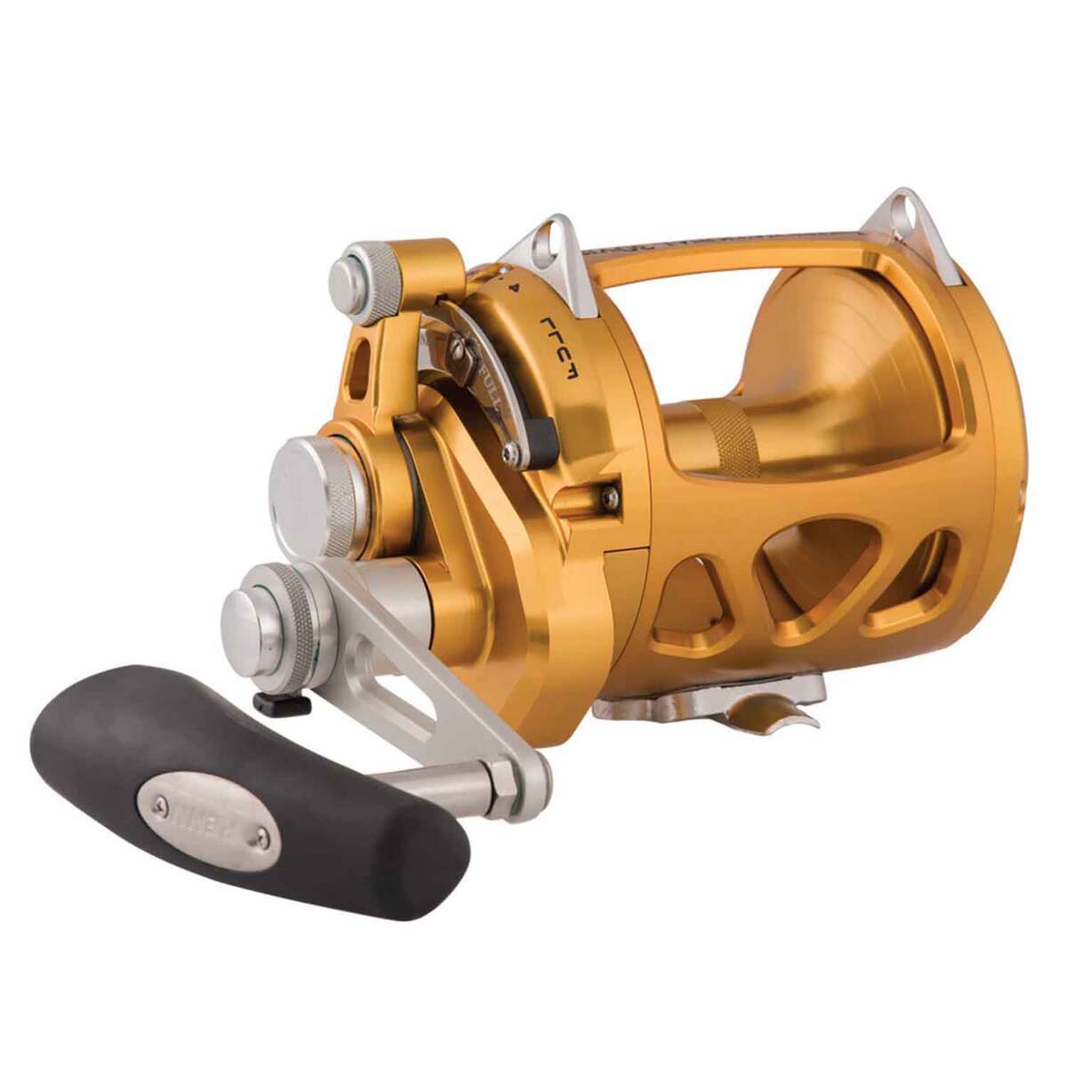PENN International VI Trolling/Conventional Reel - Gold, Size 30, Right - Gold 30 PENN International VI Trolling/Conventional Reel - Gold, Size 30, Right - Gold 30