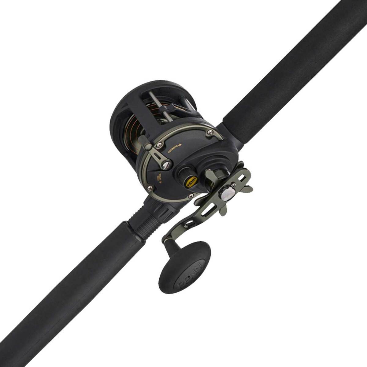 PENN Squall II Level Wind Conventional Rod and Reel Combo - 7ft, Medium Power, 1pc - Black/Gold PENN Squall II Level Wind Conventional Rod and Reel Combo - 7ft, Medium Power, 1pc - Black/Gold