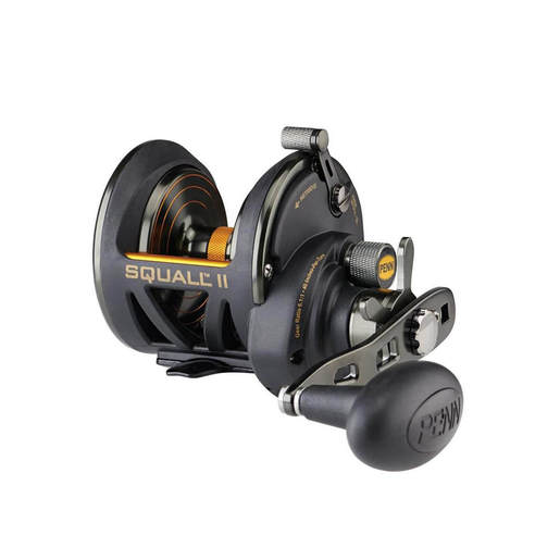 PENN Squall II Star Drag Trolling/Conventional Reel – Black/Gold 12