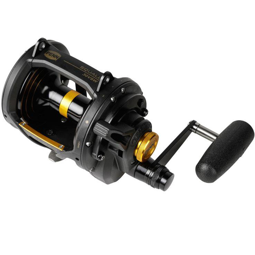 Penn Squall Lever Drag 2-Speed Conventional Reel - Black/Gold 30