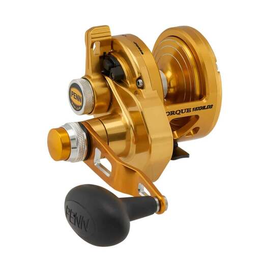 PENN Torque Lever Drag 2 Speed Trolling/Conventional Reel – Silver 25N