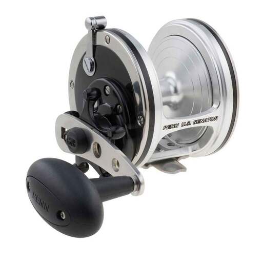 PENN US Senator Saltwater Trolling/Conventional Reel – Black/Silver 113