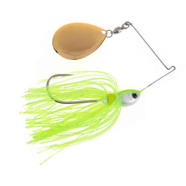 Pepper Custom Baits Colorado Spinnerbait - Chartreuse, 3/8oz - Chartreuse Pepper Custom Baits Colorado Spinnerbait - Chartreuse, 3/8oz - Chartreuse
