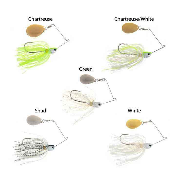 Pepper Custom Baits Colorado Spinnerbait - Chartreuse, 3/8oz - Chartreuse Pepper Custom Baits Colorado Spinnerbait - Chartreuse, 3/8oz - Chartreuse