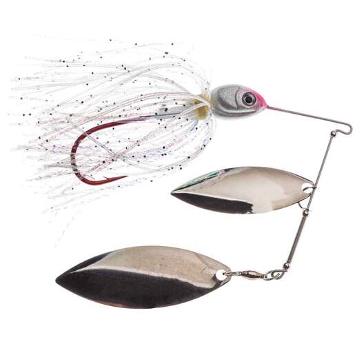 Pepper Jigs Double Willow Spinnerbait - Interferon White
