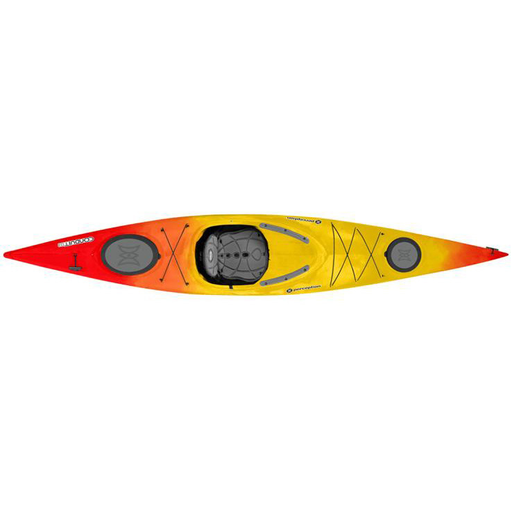 Perception Conduit 13.0 Sit-Inside Kayaks - 13ft Sunset - Sunset Perception Conduit 13.0 Sit-Inside Kayaks - 13ft Sunset - Sunset
