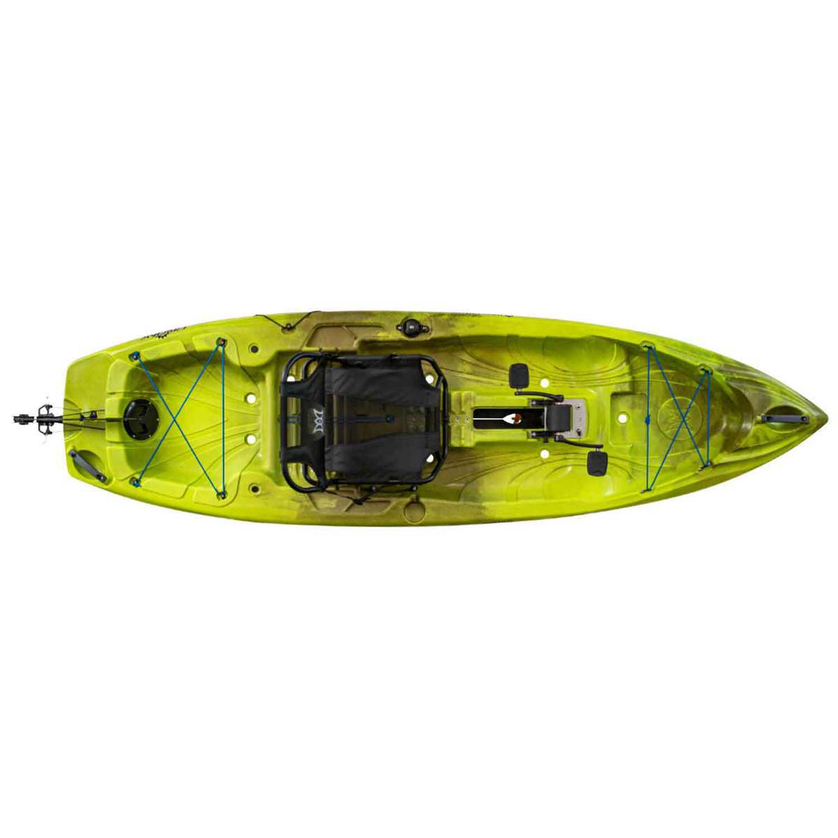 Perception Crank 10ft Pedal Kayaks - Grasshopper - Grasshopper Perception Crank 10ft Pedal Kayaks - Grasshopper - Grasshopper