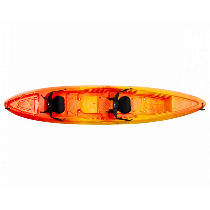 Perception Rambler Tandem 13.5 Sit-On-Top Kayak - 13.6ft Sunset - Sunset Perception Rambler Tandem 13.5 Sit-On-Top Kayak - 13.6ft Sunset - Sunset