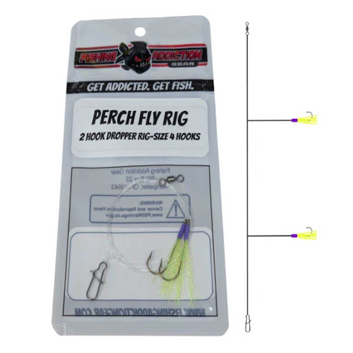 Fishing Addiction Perch Fly Rigs | Sportsman's Warehouse