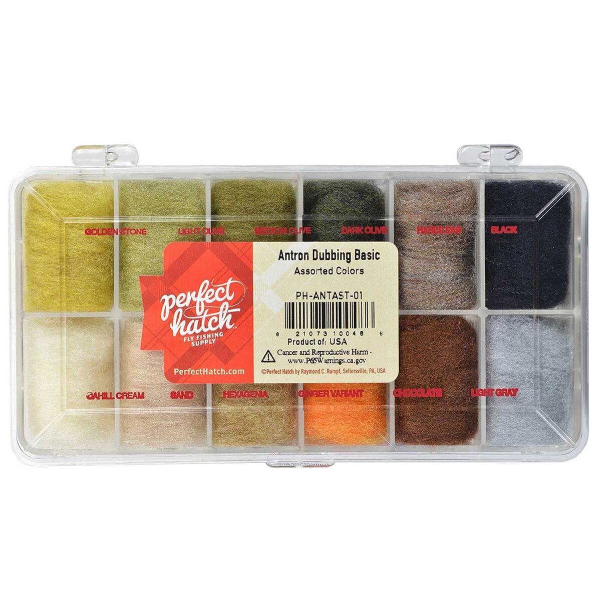 Perfect Hatch Antron Dubbing Basic Assorted - Assorted Perfect Hatch Antron Dubbing Basic Assorted - Assorted