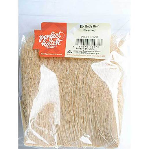 Perfect Hatch Fly Tying Elk Hair - Bleached - Perfect Hatch