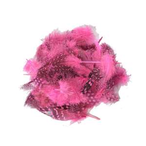 Perfect Hatch Guinea Fowl Strung Feathers - Hot Pink