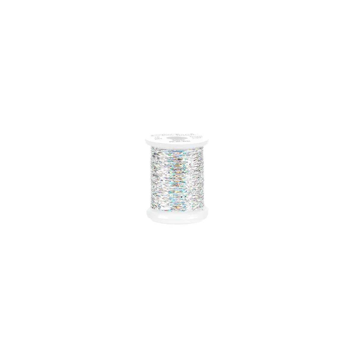 Perfect Hatch Holographic Fly Tying Tinsel - Silver, 1/69in - Silver 1/69in Perfect Hatch Holographic Fly Tying Tinsel - Silver, 1/69in - Silver 1/69in