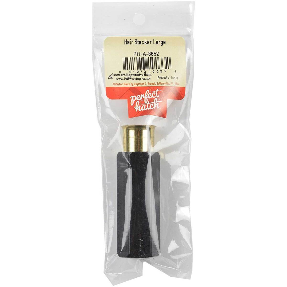 Perfect Hatch Large Hair Stacker - Black / Brass - Black / Brass Perfect Hatch Large Hair Stacker - Black / Brass - Black / Brass
