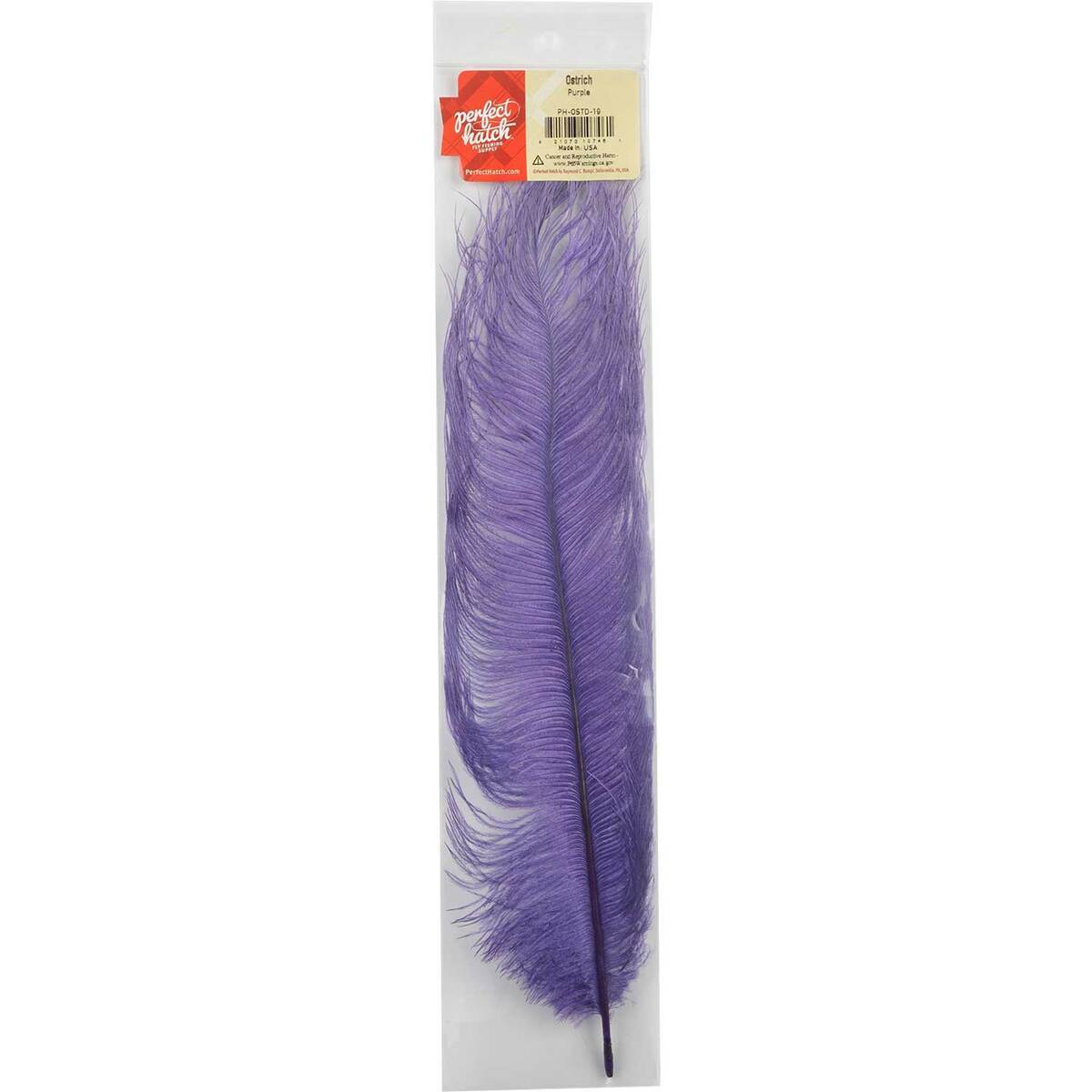 Perfect Hatch Ostrich Fly Tying Feathers - Purple - Purple Perfect Hatch Ostrich Fly Tying Feathers - Purple - Purple
