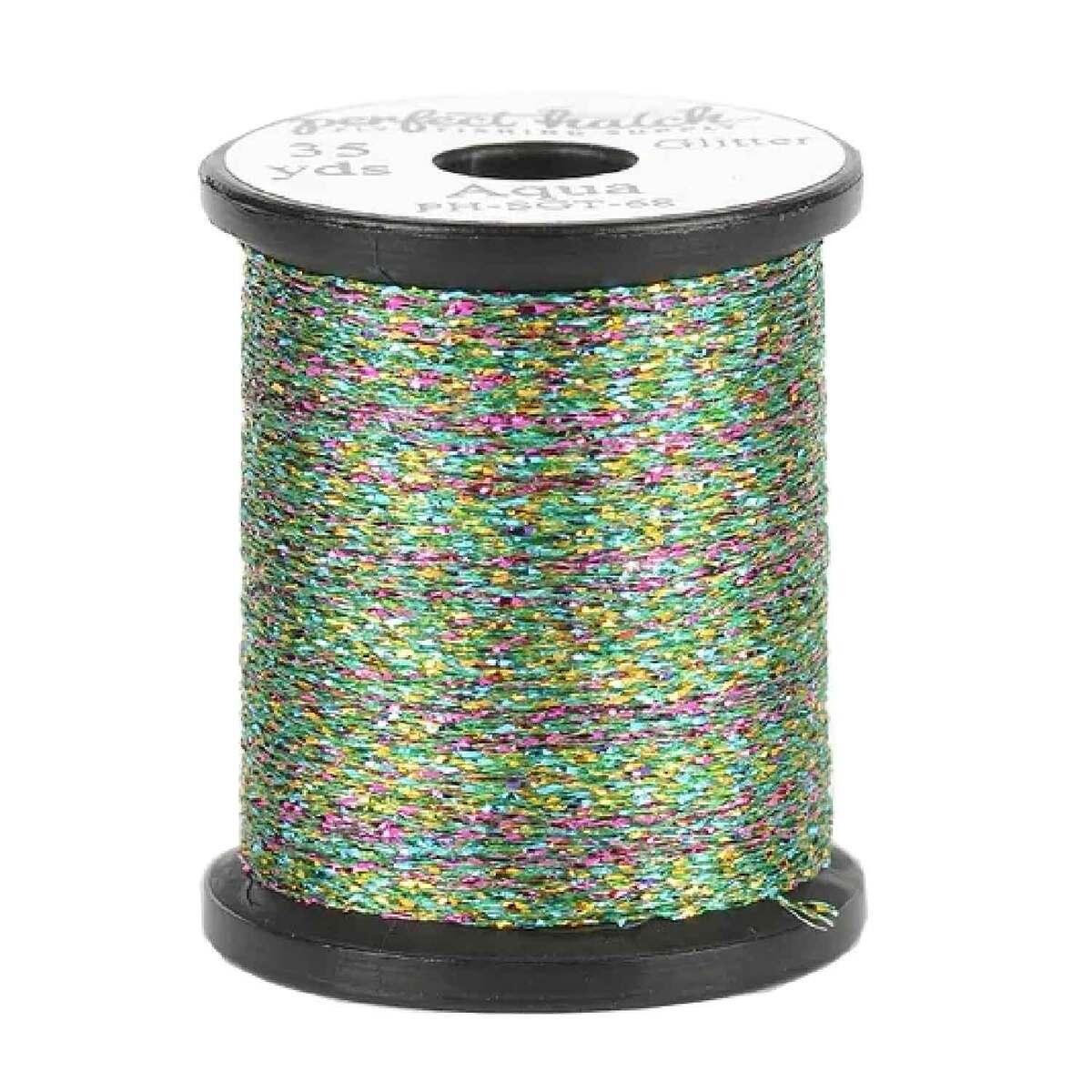 Shimmer Thread Perfect Hatch Perfect Glitter Fly Tying Thread - Aqua, 35yd | Sportsman ...