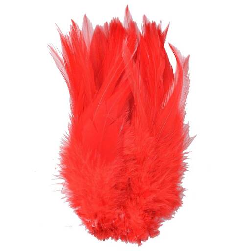 Perfect Hatch Premium Strung Saddle Feathers - Burnt Orange - Perfect Hatch