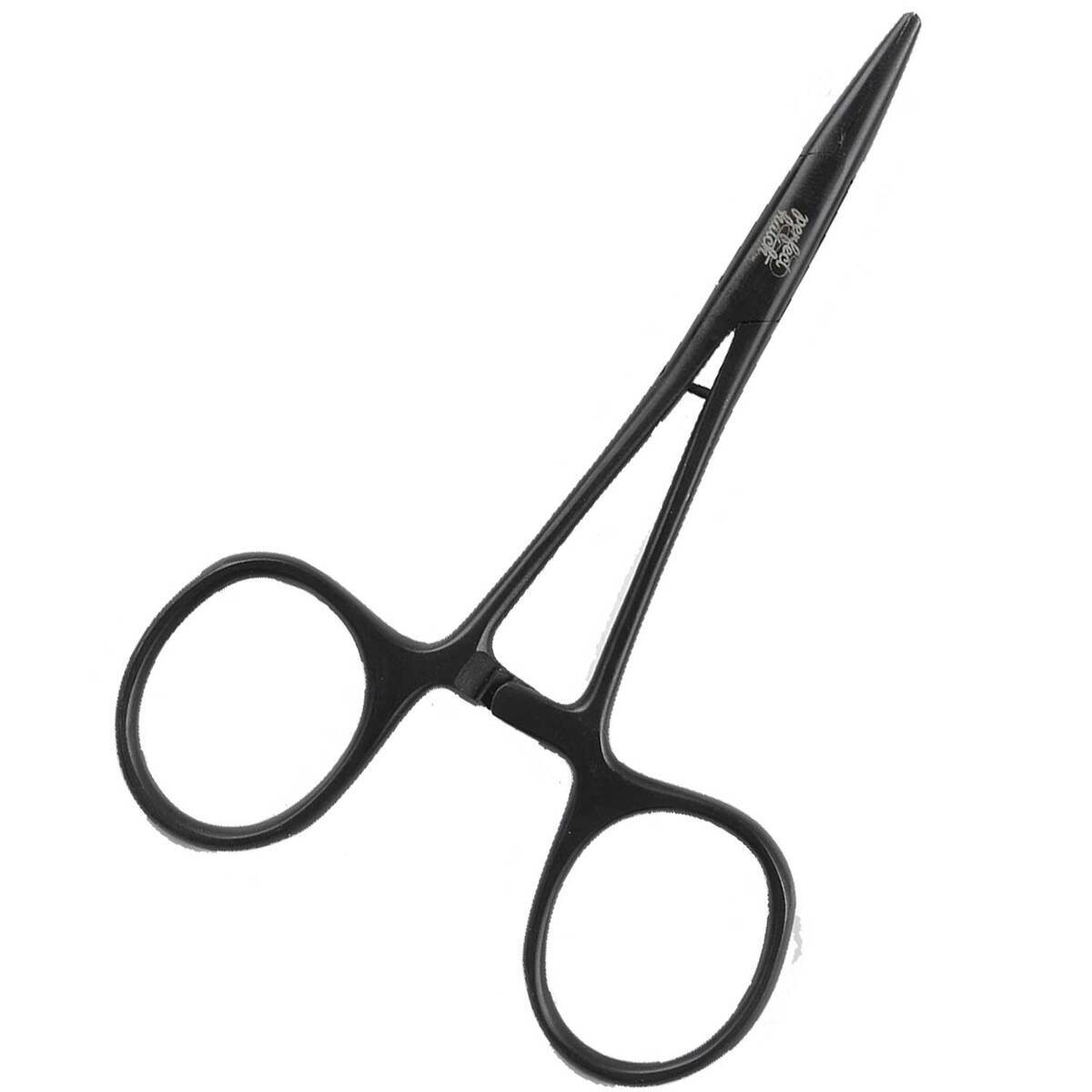 Perfect Hatch Stainless Steel Forceps - Black, 5in - Anodized Black 5in Perfect Hatch Stainless Steel Forceps - Black, 5in - Anodized Black 5in