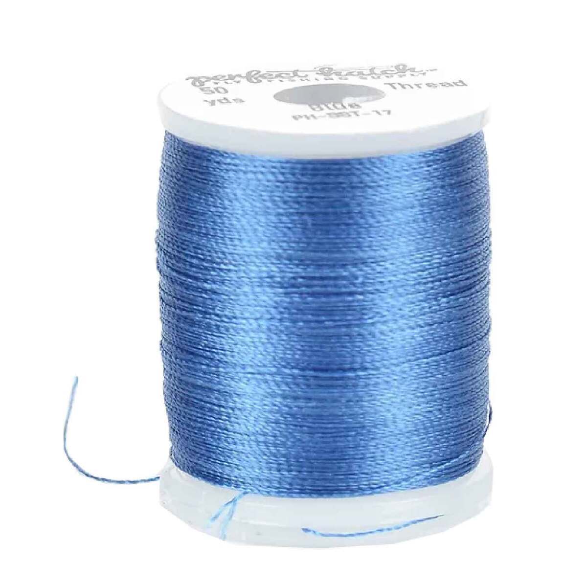 140D Fly Tying Thread - Blue Polyester Thread For Fishing Fly Making & DIY Lures