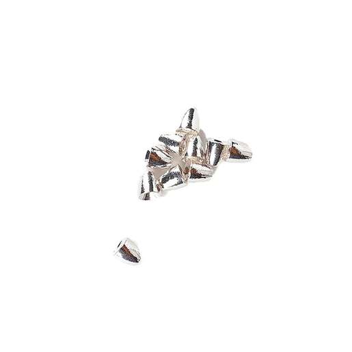 Perfect Hatch Tungsten Cone Head Beads - Silver 3/16in - Perfect Hatch