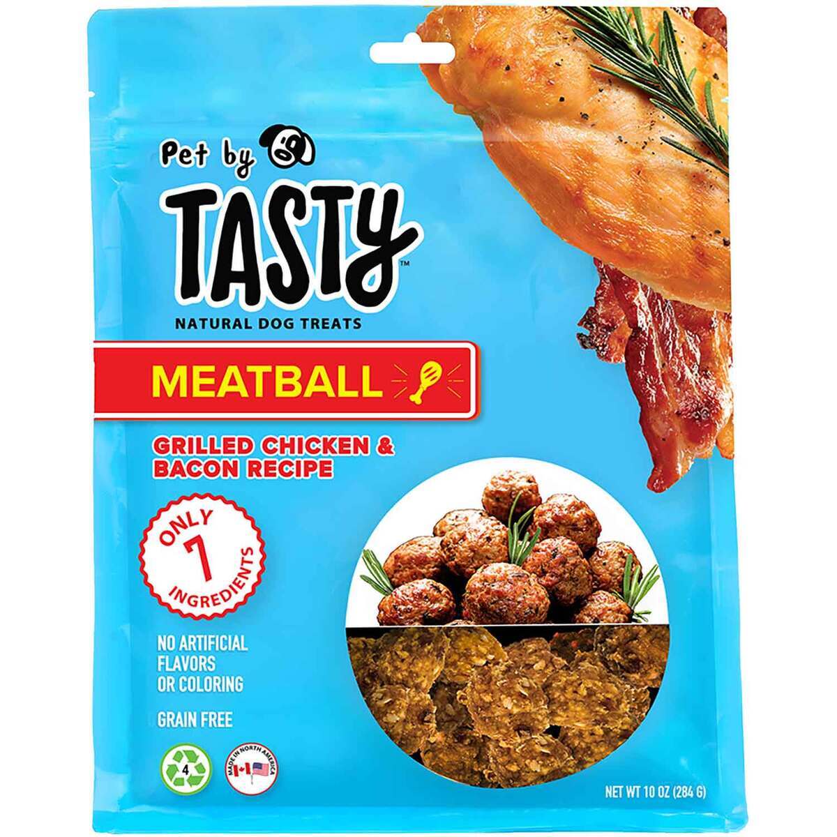 Pet by Tasty Grilled Chicken and Bacon Meatball Dog Treat Pet by Tasty Grilled Chicken and Bacon Meatball Dog Treat