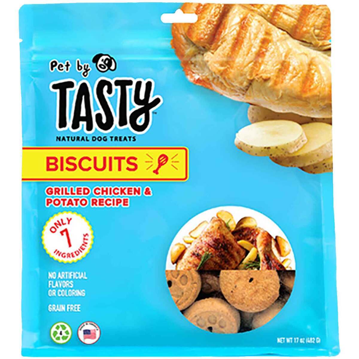 Pet by Tasty Grilled Chicken and Potato Biscuits Dog Treat Pet by Tasty Grilled Chicken and Potato Biscuits Dog Treat