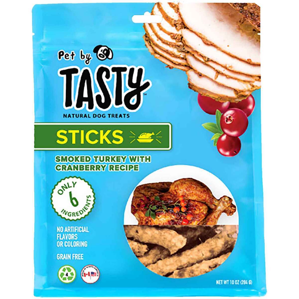 Pet by Tasty Smoked Turkey with Cranberry Sticks Dog Treat Pet by Tasty Smoked Turkey with Cranberry Sticks Dog Treat