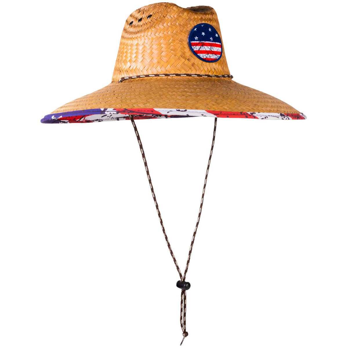 Peter Grimm Americana Straw Sun Hat - Natural - Natural One Size Fits Most Peter Grimm Americana Straw Sun Hat - Natural - Natural One Size Fits Most