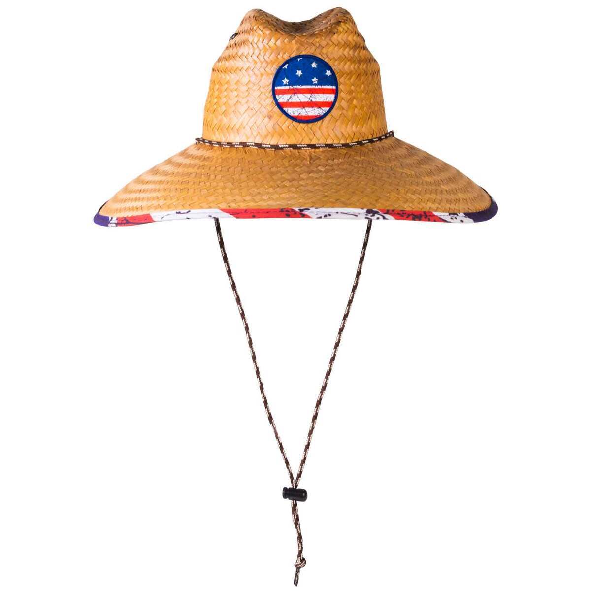 Peter Grimm Americana Straw Sun Hat - Natural - Natural One Size Fits Most Peter Grimm Americana Straw Sun Hat - Natural - Natural One Size Fits Most