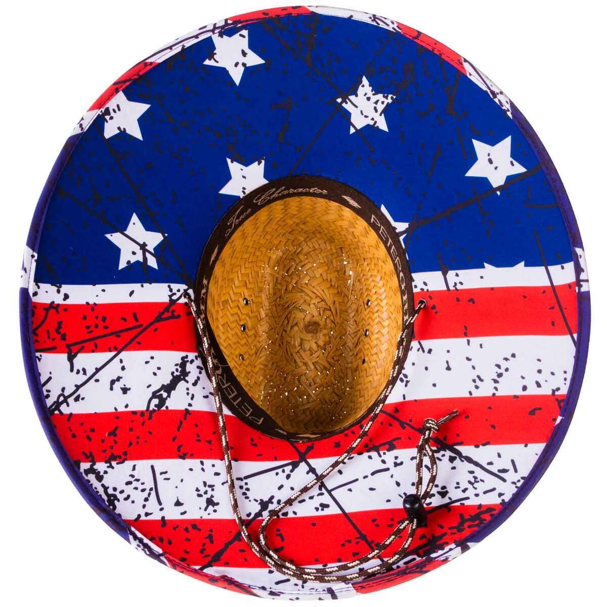 Peter Grimm Americana Straw Sun Hat - Natural - Natural One Size Fits Most Peter Grimm Americana Straw Sun Hat - Natural - Natural One Size Fits Most