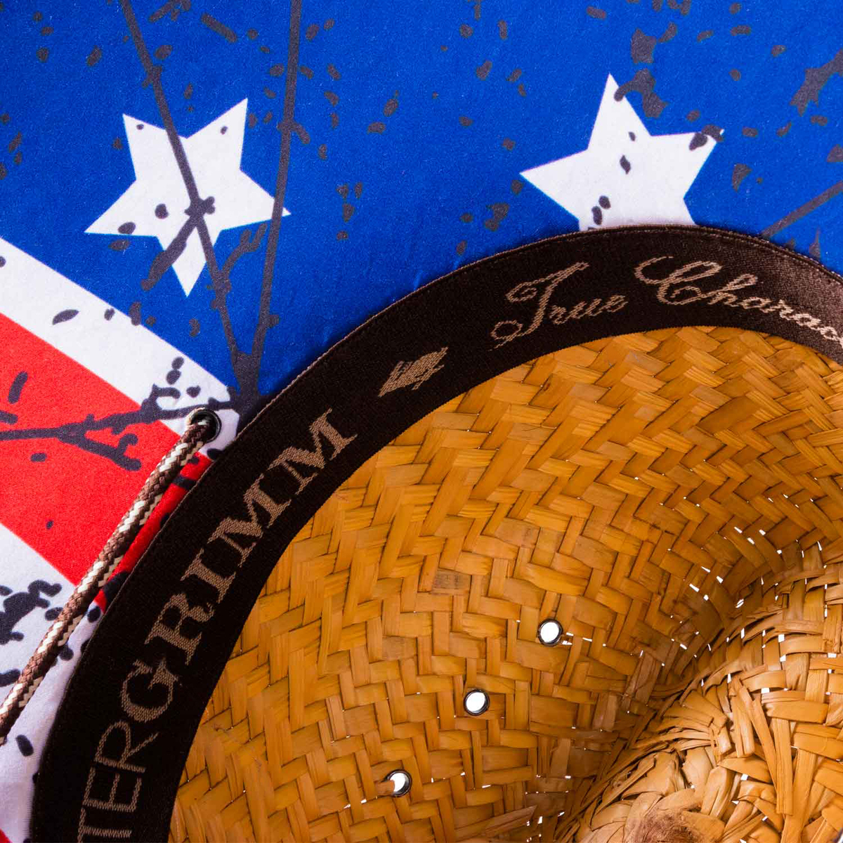 Peter Grimm Americana Straw Sun Hat - Natural - Natural One Size Fits Most Peter Grimm Americana Straw Sun Hat - Natural - Natural One Size Fits Most