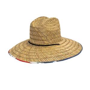Peter Grimm Identity American Straw Sun Hat - Blue - One Size Fits Most
