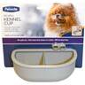 Petmate Kennel Double Diner Bowl Pet Containment System Accessory - 13oz, Gray