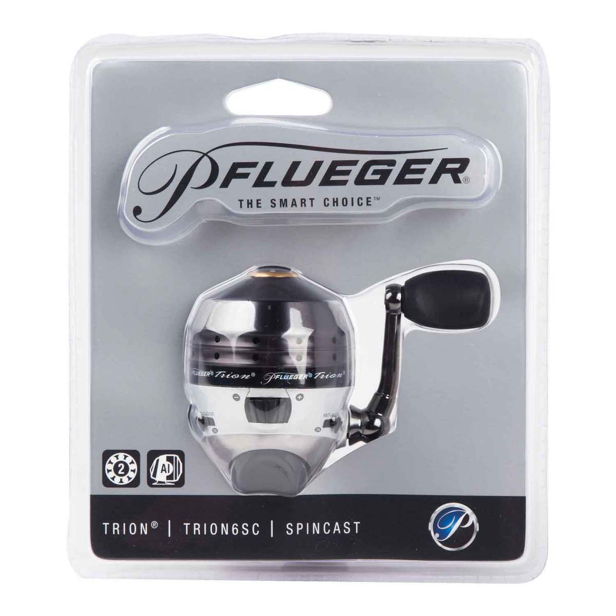 Pflueger Trion Spincast Reel - Size 6 - 6 Pflueger Trion Spincast Reel - Size 6 - 6