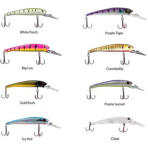 Phantom Lures Abyss 11 Extra Deep Diving Crankbait - Foil Perch, 4in, 1/2oz, 16-18ft