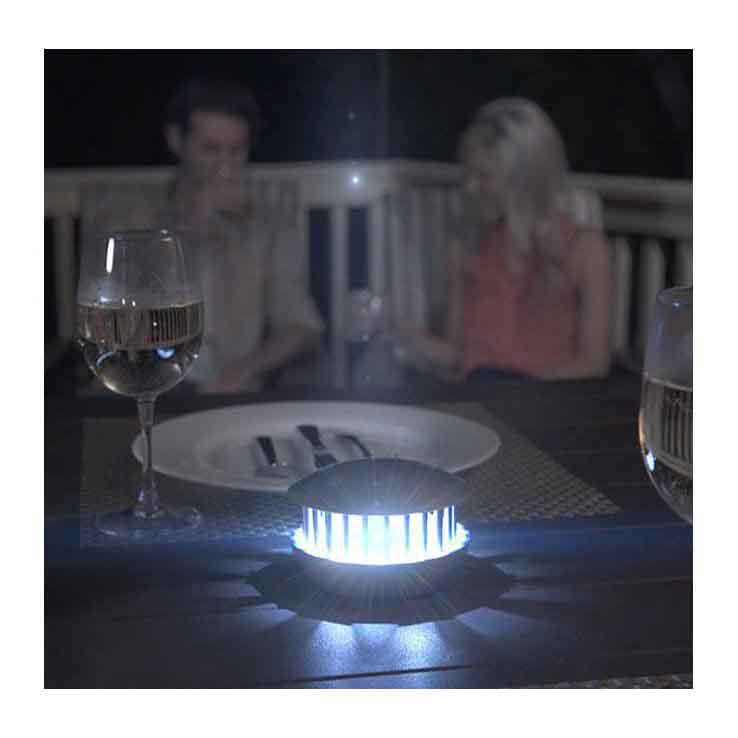 Pic 2-in-1 Portable Zapper & Insect Light - Silver Pic 2-in-1 Portable Zapper & Insect Light - Silver