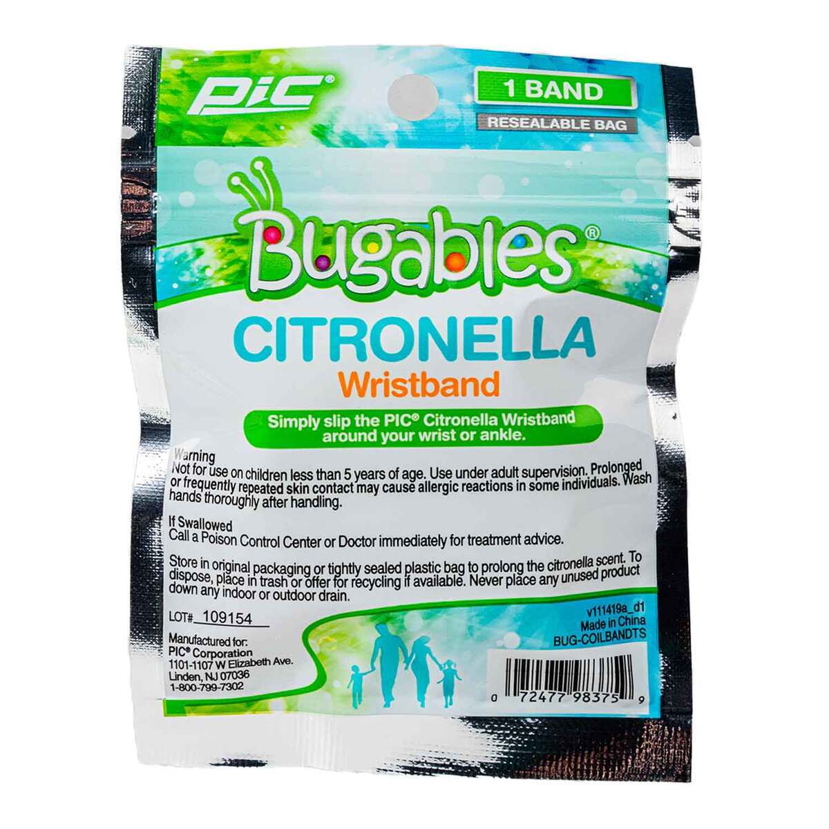 Bugables Pic Bugables Citronella Wristband | Sportsman's Warehouse