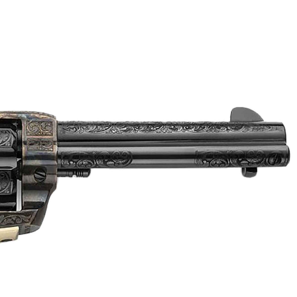 Pietta 1873 Great Western II Deadman's Hand 45 (Long) Colt 4.75in Blued Revolver - 6 Rounds Pietta 1873 Great Western II Deadman's Hand 45 (Long) Colt 4.75in Blued Revolver - 6 Rounds