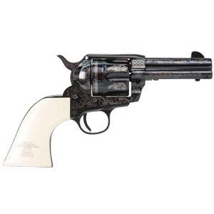 Pietta 1873 Great Western II Liberty 9mm Luger 3.5in Blued Revolver - 6 Rounds