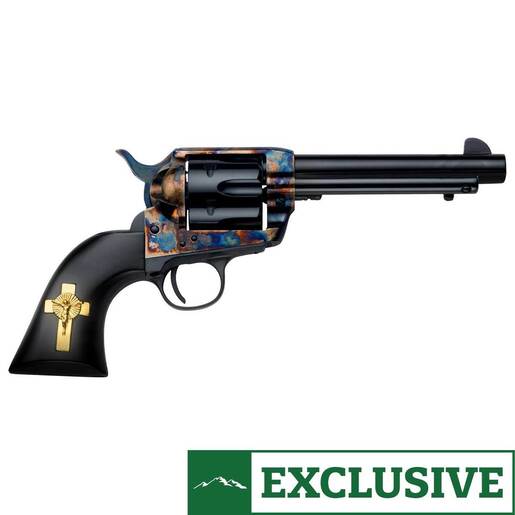 Pietta Great Western II The Hands of God 45 (Long) Colt 5.5in Blued Revolver - 6 Rounds - Fullsize image