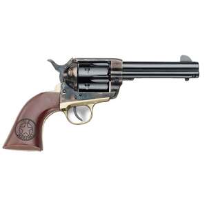 Pietta Great Western ll Marshall  45 (Long) Colt 4.75in Blued/Engraved Walnut Revolver - 6 Rounds
