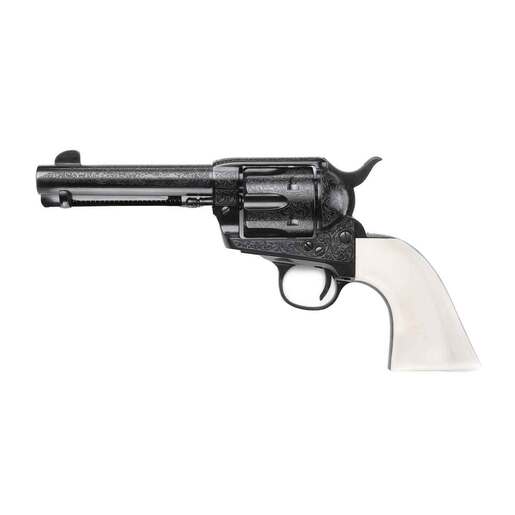 Pietta Great Western ll The Shootist 45 (Long) Colt 5.5in Engraved Barrel Blued Revolver - 6 Rounds image