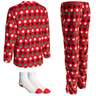 Pine Trails Women's Micro Fleece 3 Piece Pajama Set - Red - L - Red L