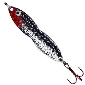 PK Lures Flutter Fish Ice Fishing Spoon - Nickel Plated, 1/2oz, 2-1/2in