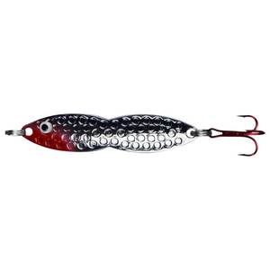 PK Lures Flutter Fish Ice Fishing Spoon - Nickel Plated, 1/4oz, 2-1/8in
