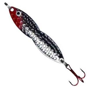 PK Lures Flutter Fish Ice Fishing Spoon - Nickel Plated, 3/8oz, 2-1/2in