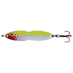 PK Lures Flutter Fish Ice Fishing Spoon - Pearl Chartreuse, 1/4oz, 2-1/8in