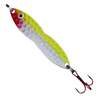 PK Lures Flutter Fish Ice Fishing Spoon - Pearl Chartreuse, 3/8oz, 2-1/2in - Pearl Chartreuse
