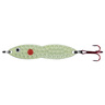 PK Lures Flutter Fish Ice Fishing Spoon - Red Dot Glow, 1/8oz, 1-1/4in - Red Dot Glow